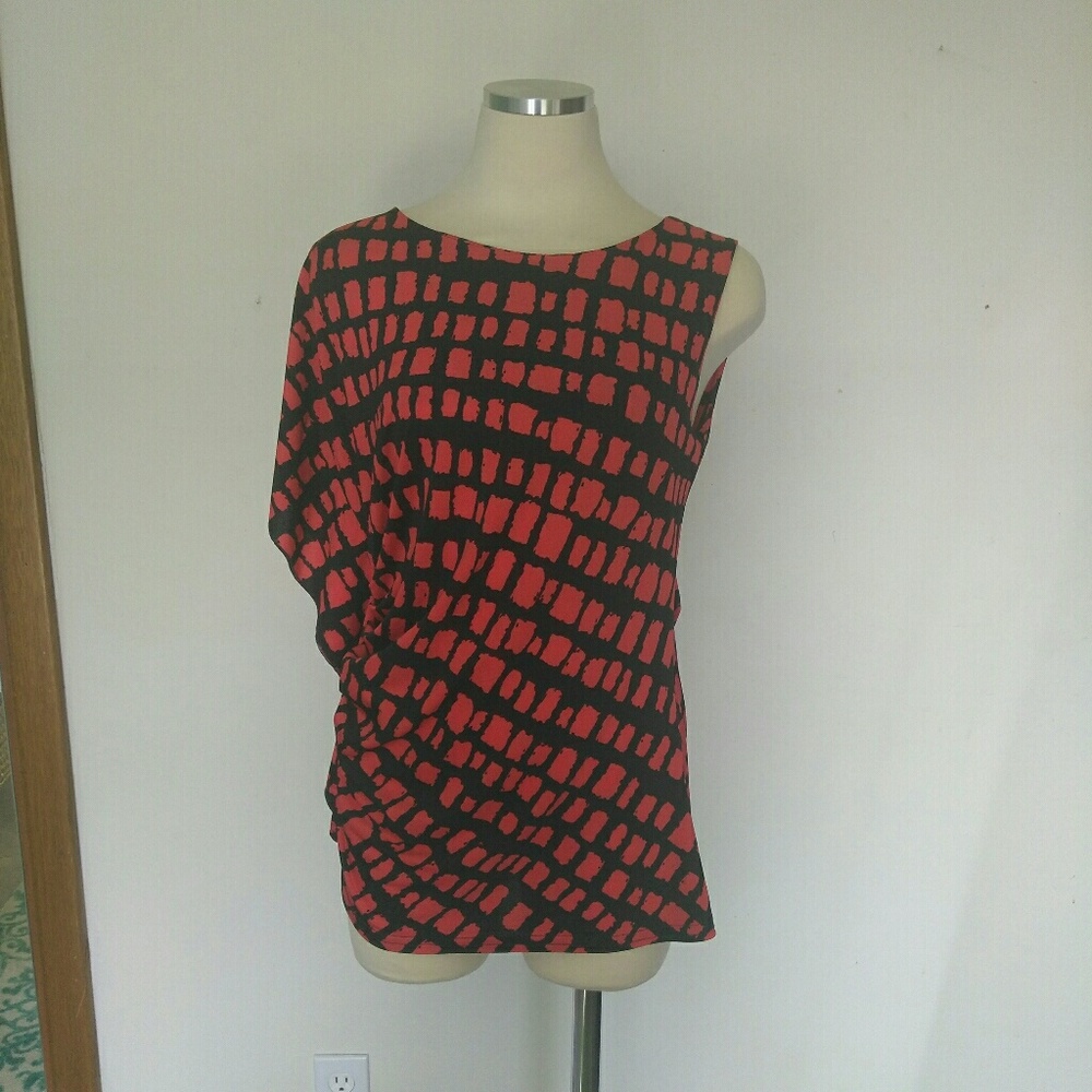 Ivonne France Vintage one sleeve tunic top